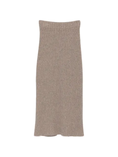 BOMPARD ribbed cashmere maxi skirt