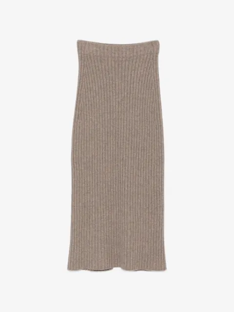 BOMPARD ribbed cashmere maxi skirt