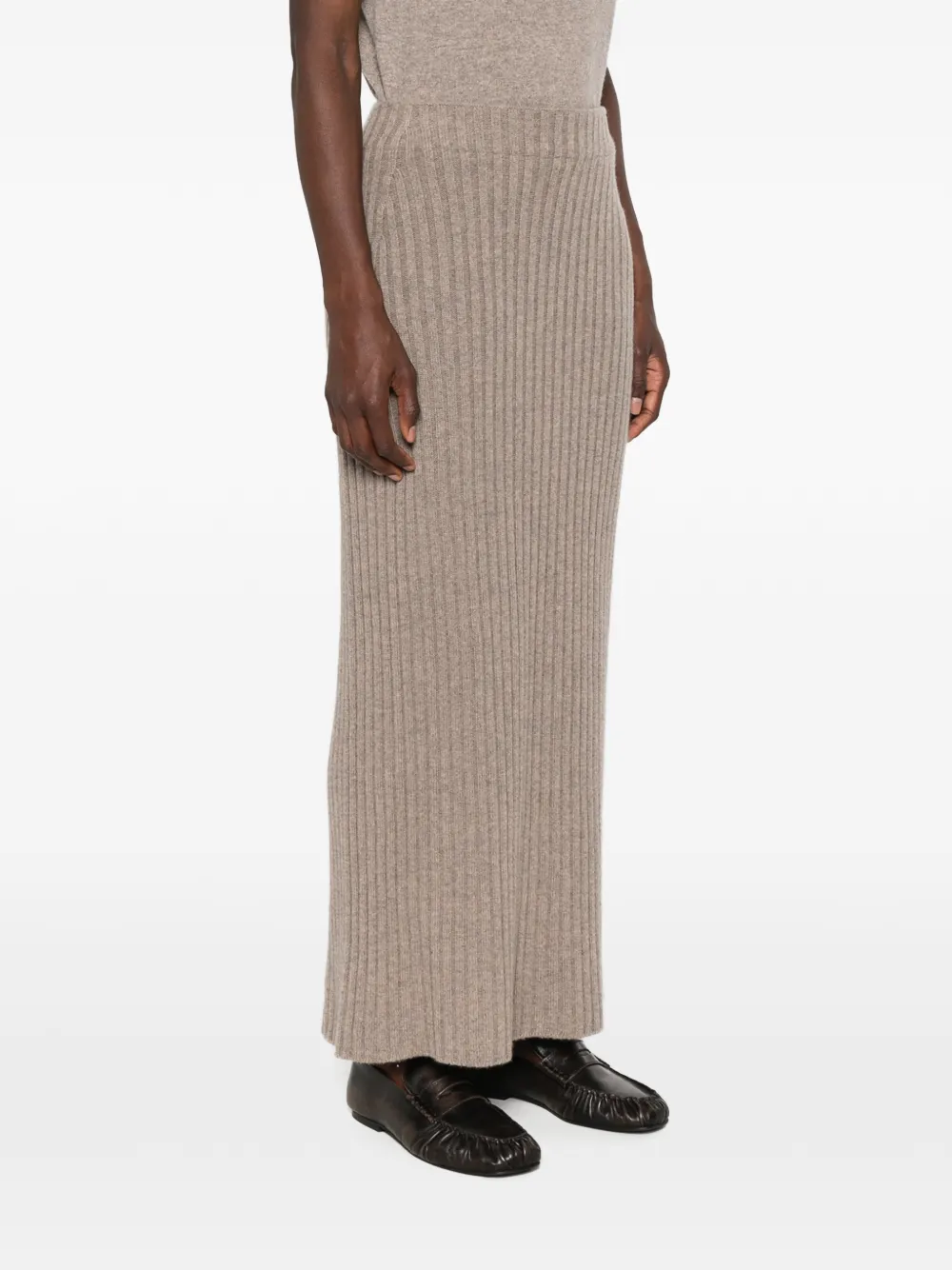 BOMPARD Kasjmier maxi-rok Beige