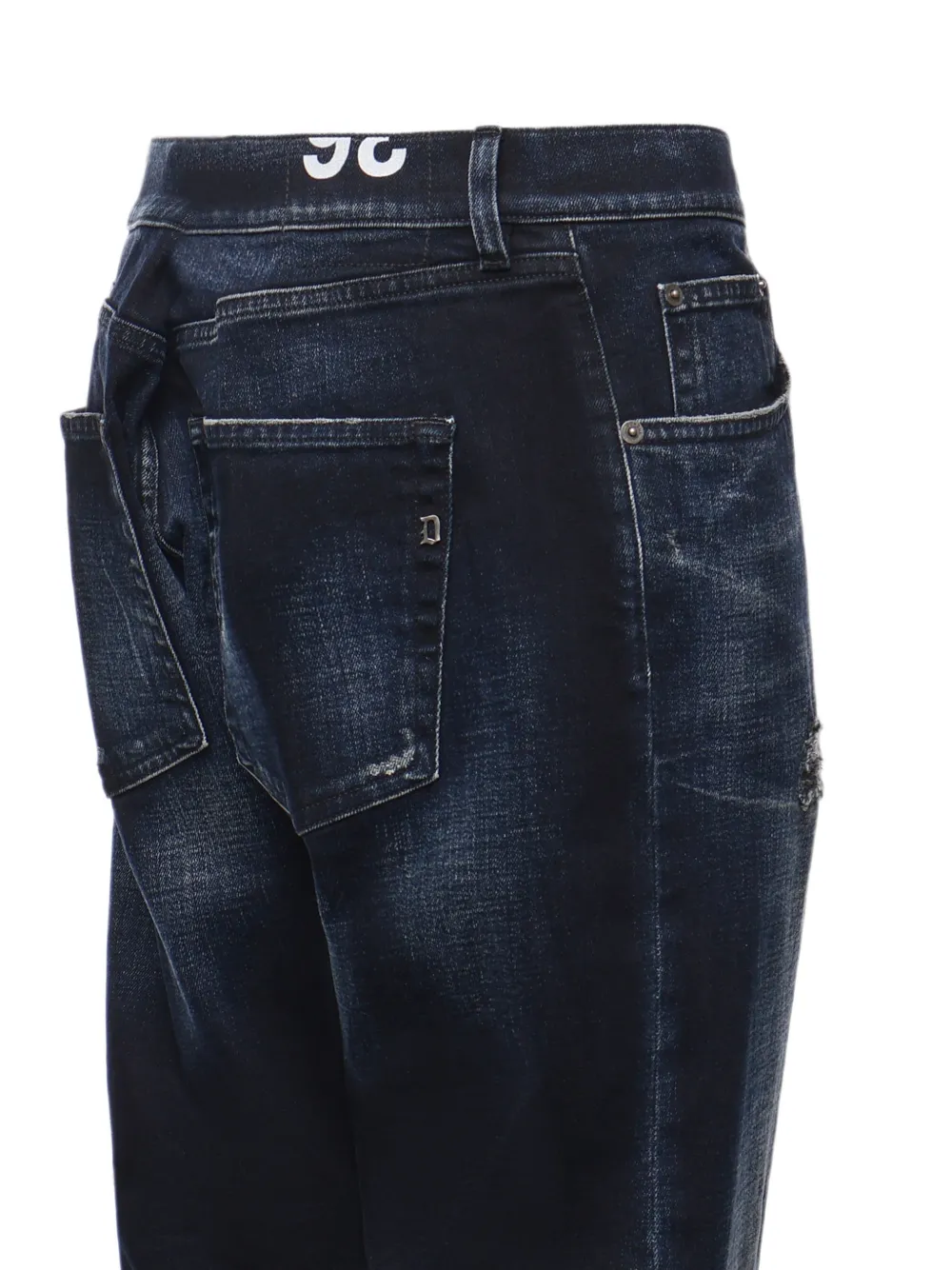 DONDUP Gerafelde jeans Blauw