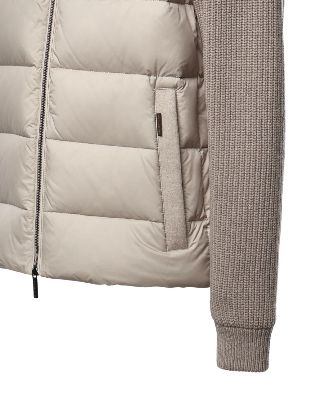 Moorer Allori gewatteerd jack met vlak Beige