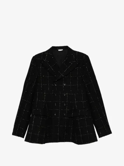 Comme des Garçons Homme Plus checked sequin-embellished blazer