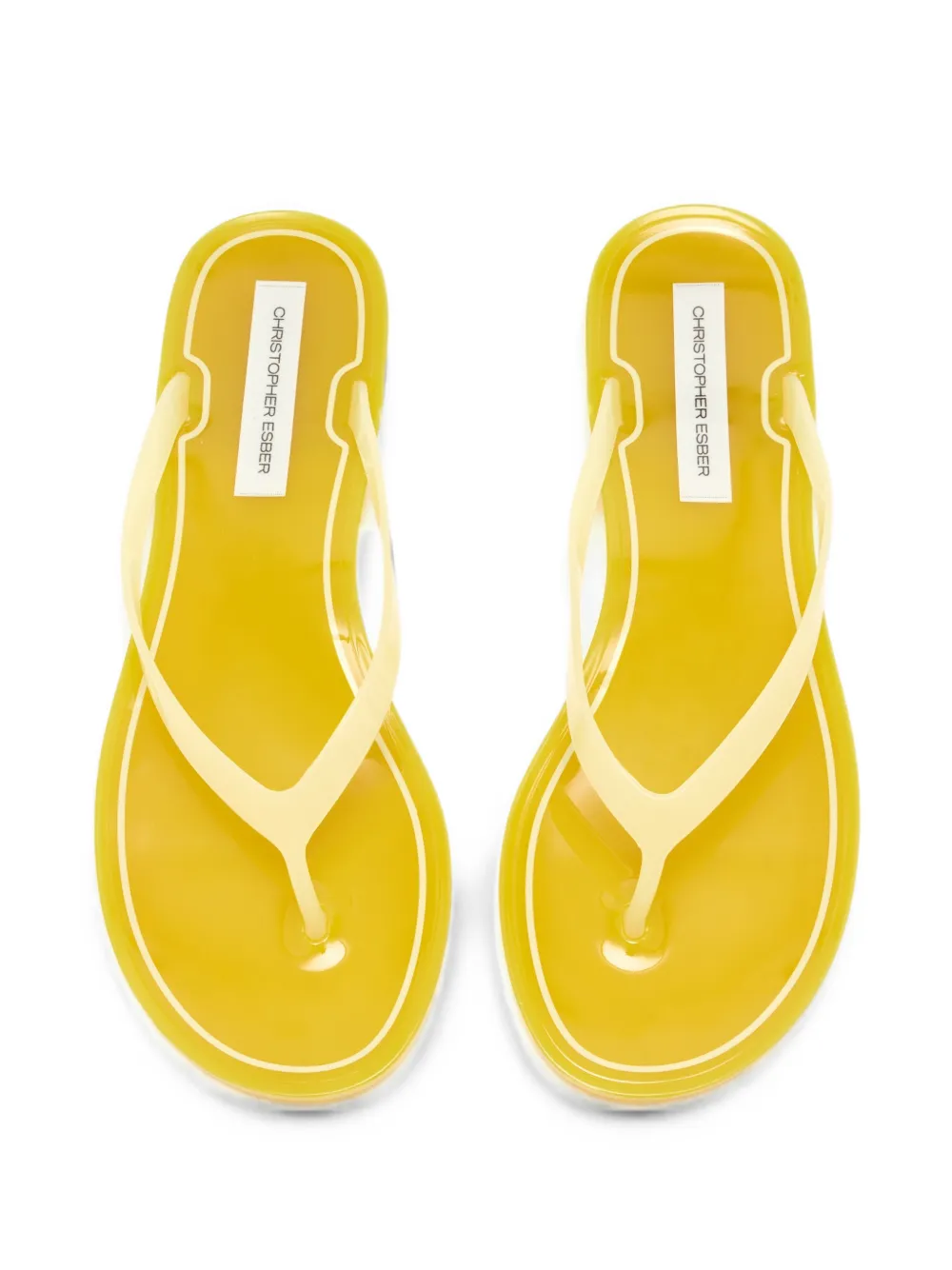 Christopher Esber Jo flip flops Geel