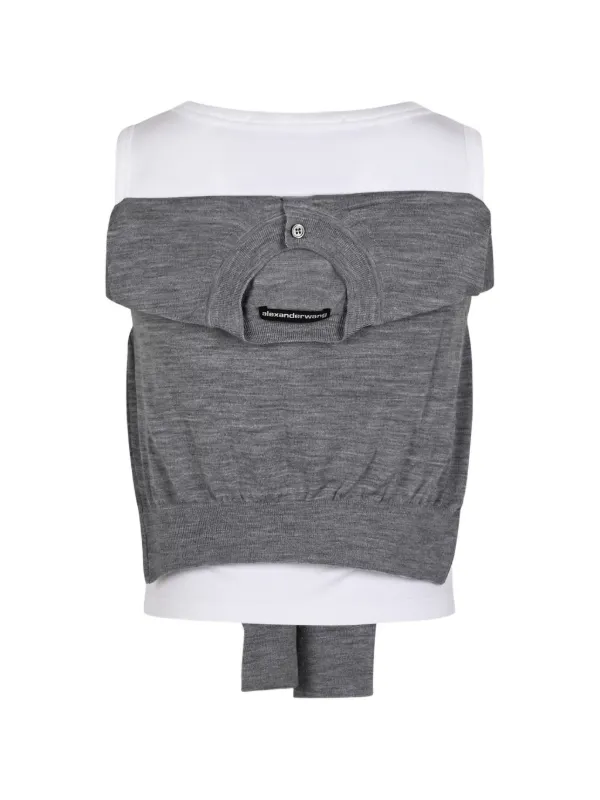 Alexander Wang レイヤード タンクトップ | ホワイト | FARFETCH JP