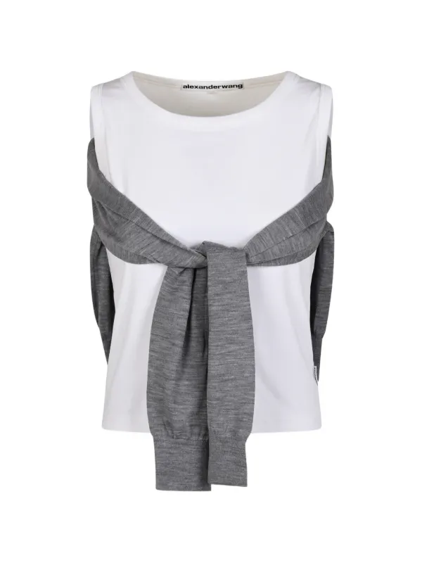 Alexander Wang レイヤード タンクトップ | ホワイト | FARFETCH JP