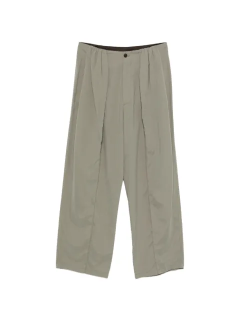 Giorgio Armani pleated wide-leg trousers