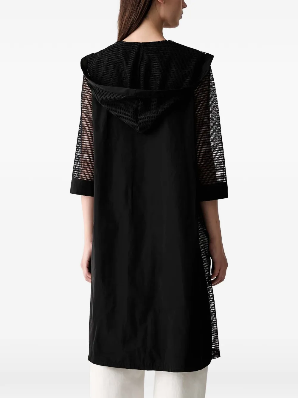 Joseph Ribkoff mesh-panelled jacket Zwart