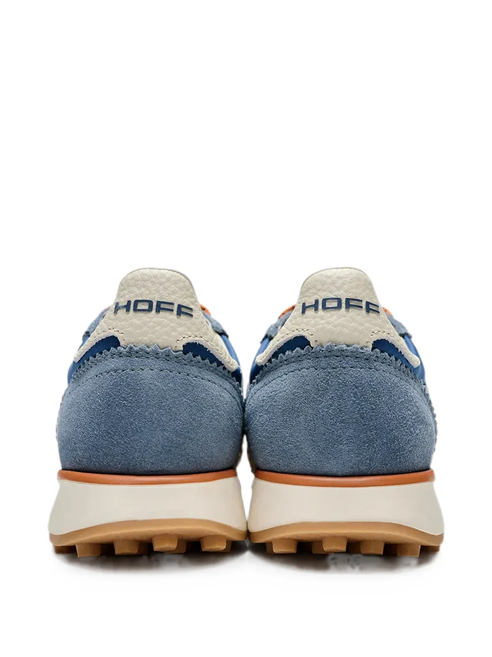 Hoff Bridge MKII panelled suede-trim sneakers Blauw