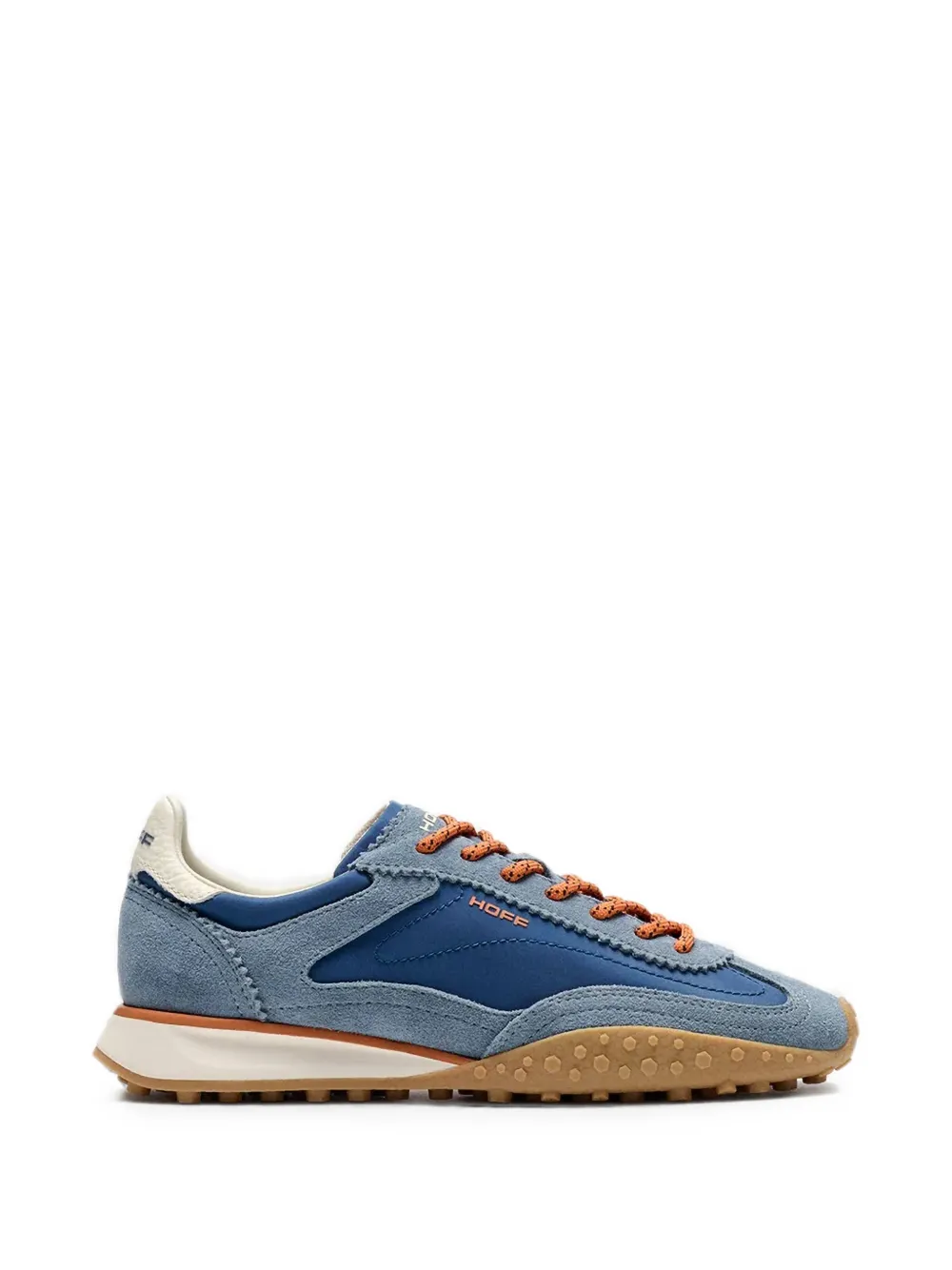 Hoff Bridge MKII panelled suede-trim sneakers Blauw