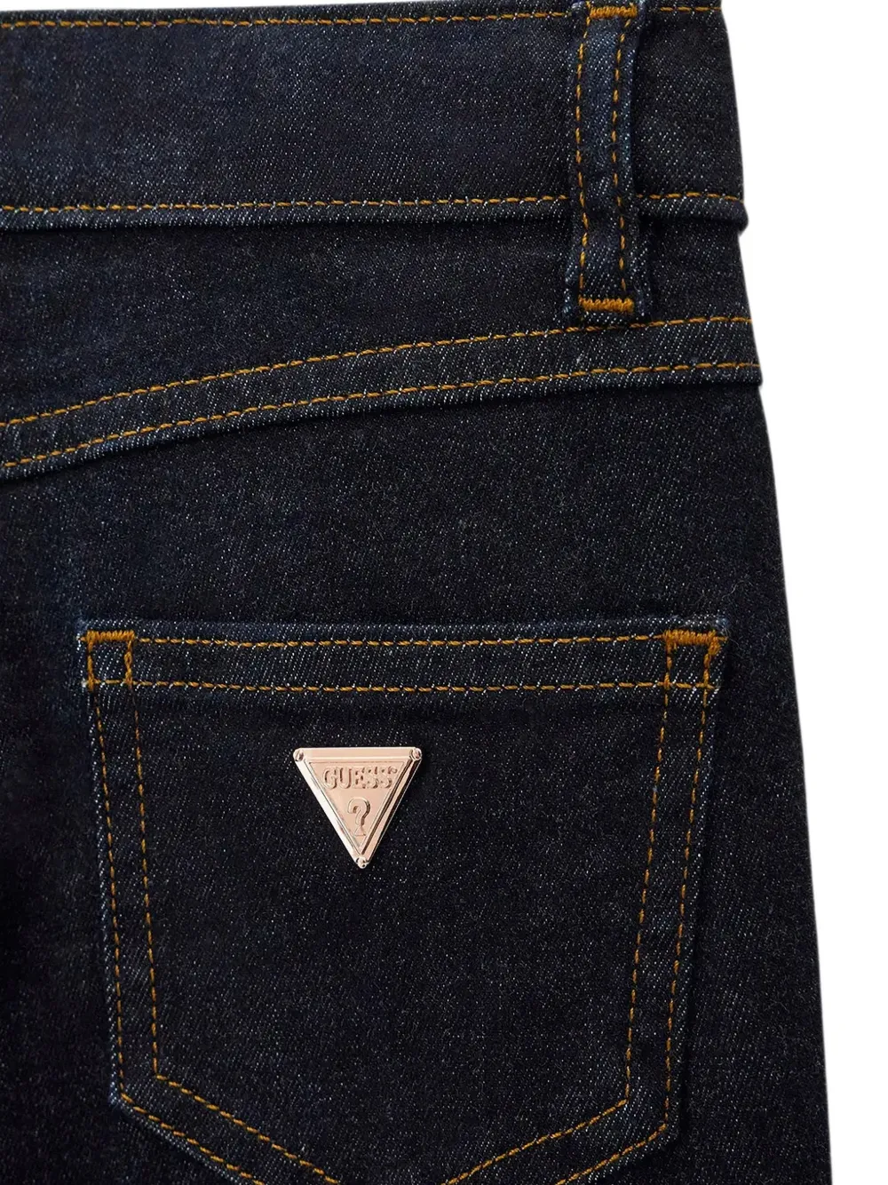 guess kids Jeans met logoplakkaat Blauw