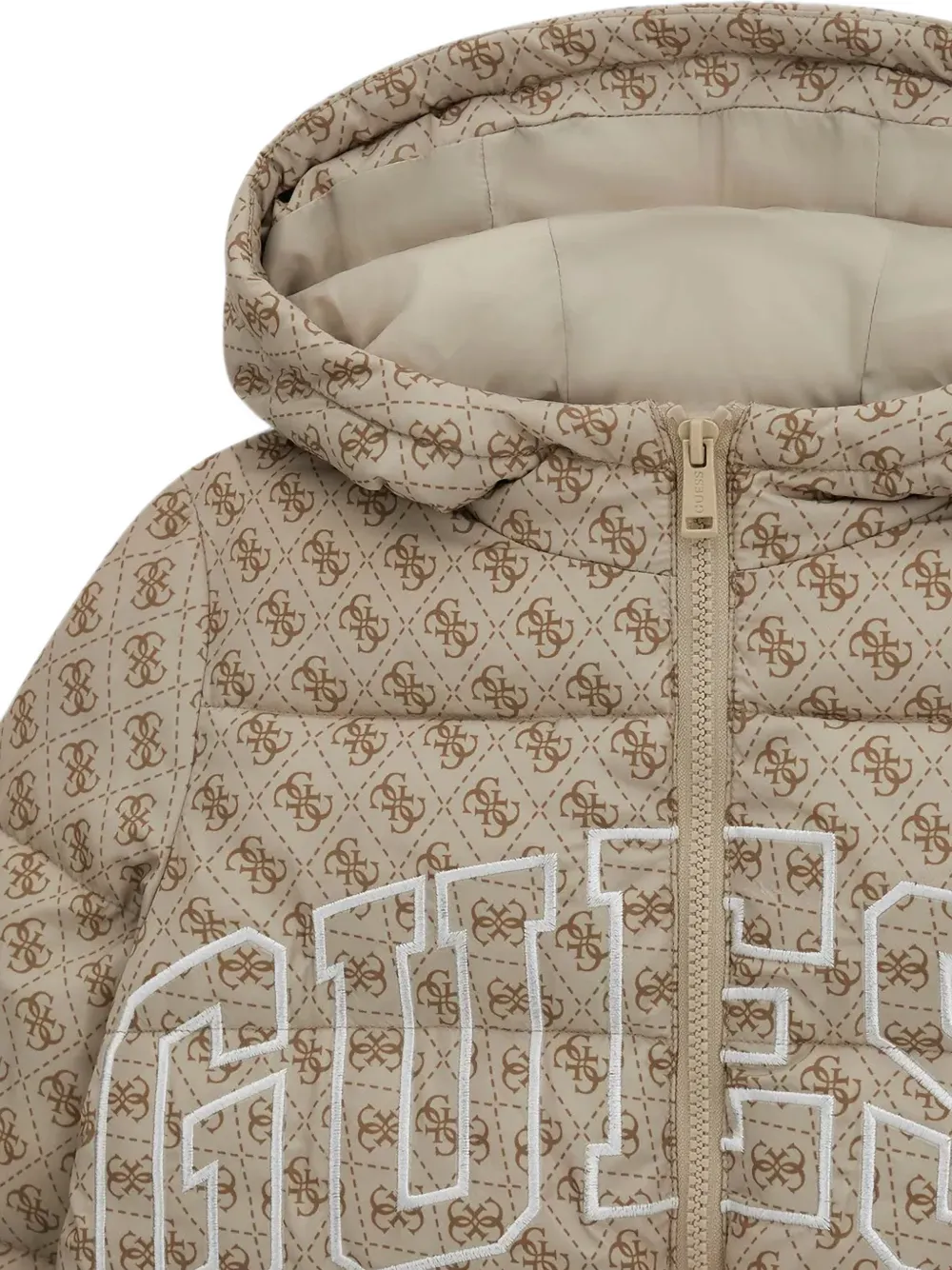 guess kids Jack met capuchon Beige