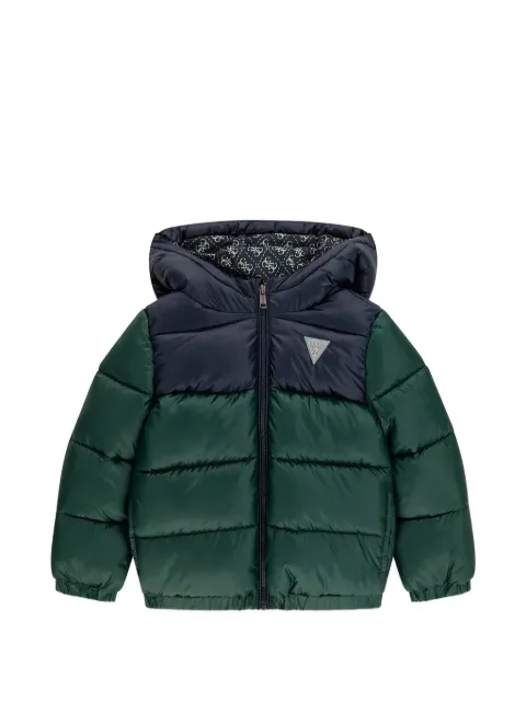 guess kids hooded padded jacket