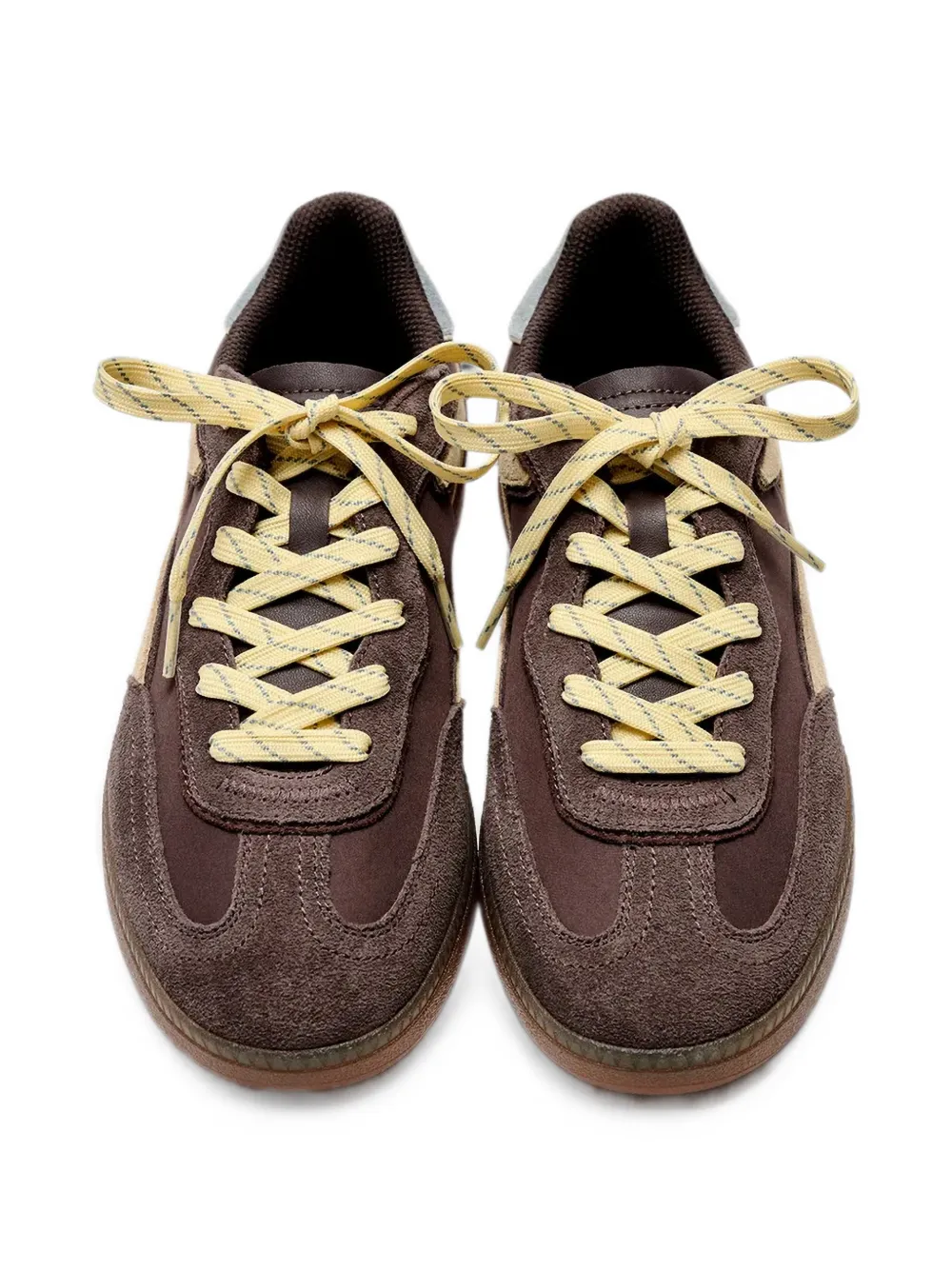 Hoff Park suede-panelled lace-up sneakers Bruin