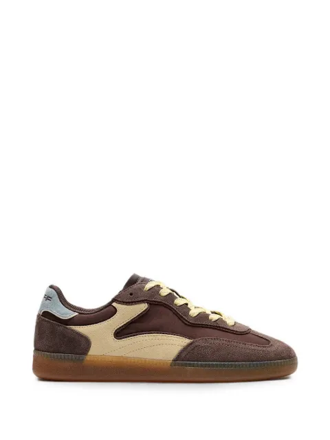 Hoff Park suede-panelled lace-up sneakers