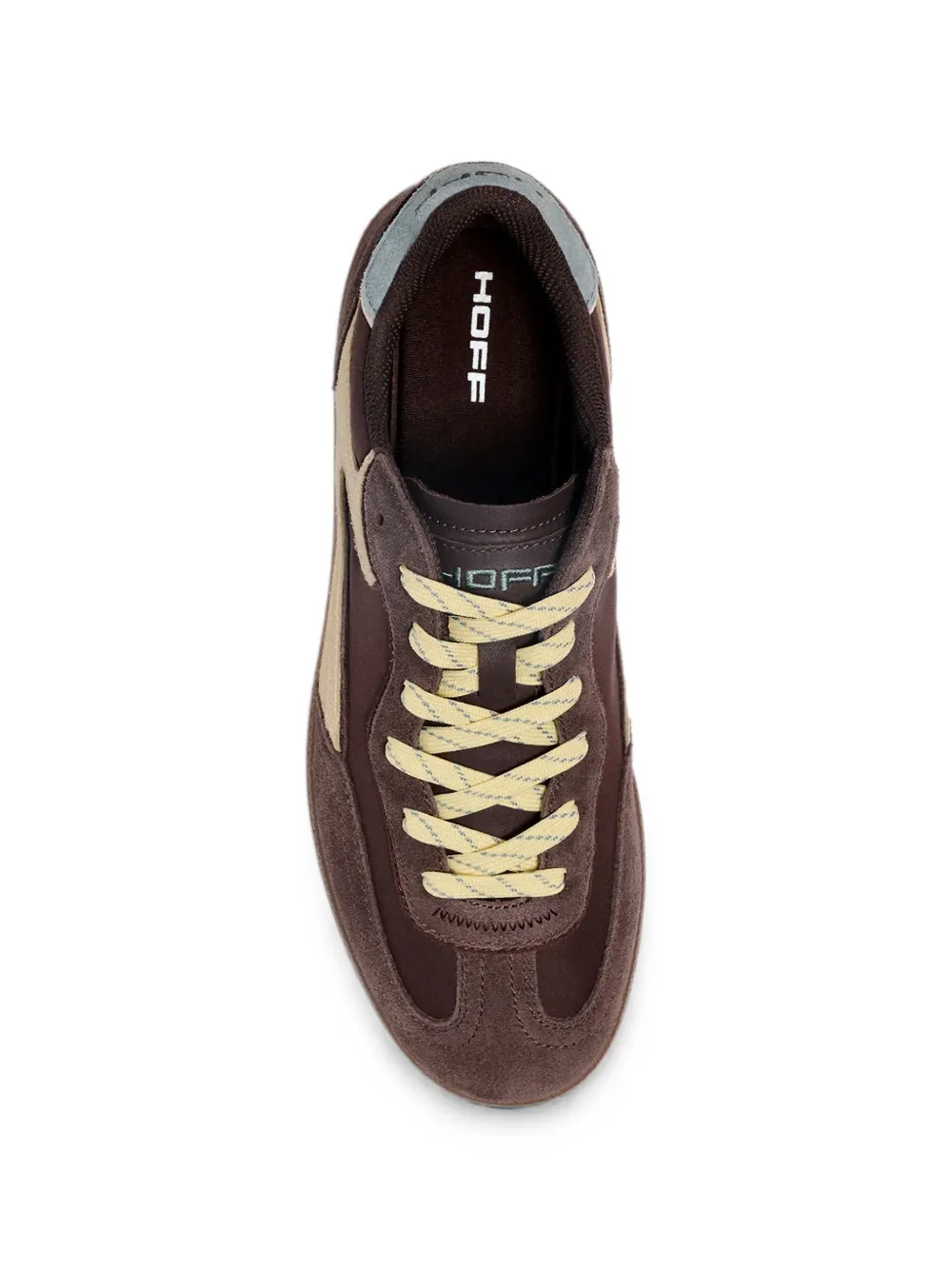 Hoff Park suede-panelled lace-up sneakers Bruin