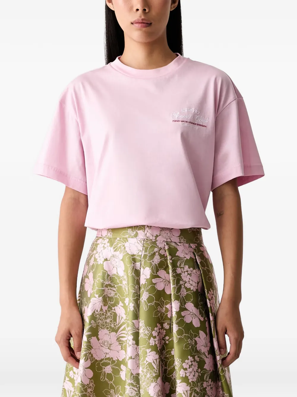 Iceberg Logo-print T-shirt In Pink
