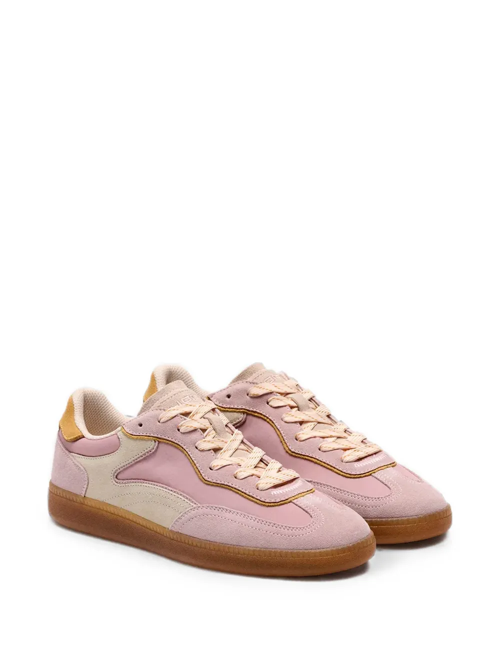 Hoff Park panelled suede-trim sneakers Roze