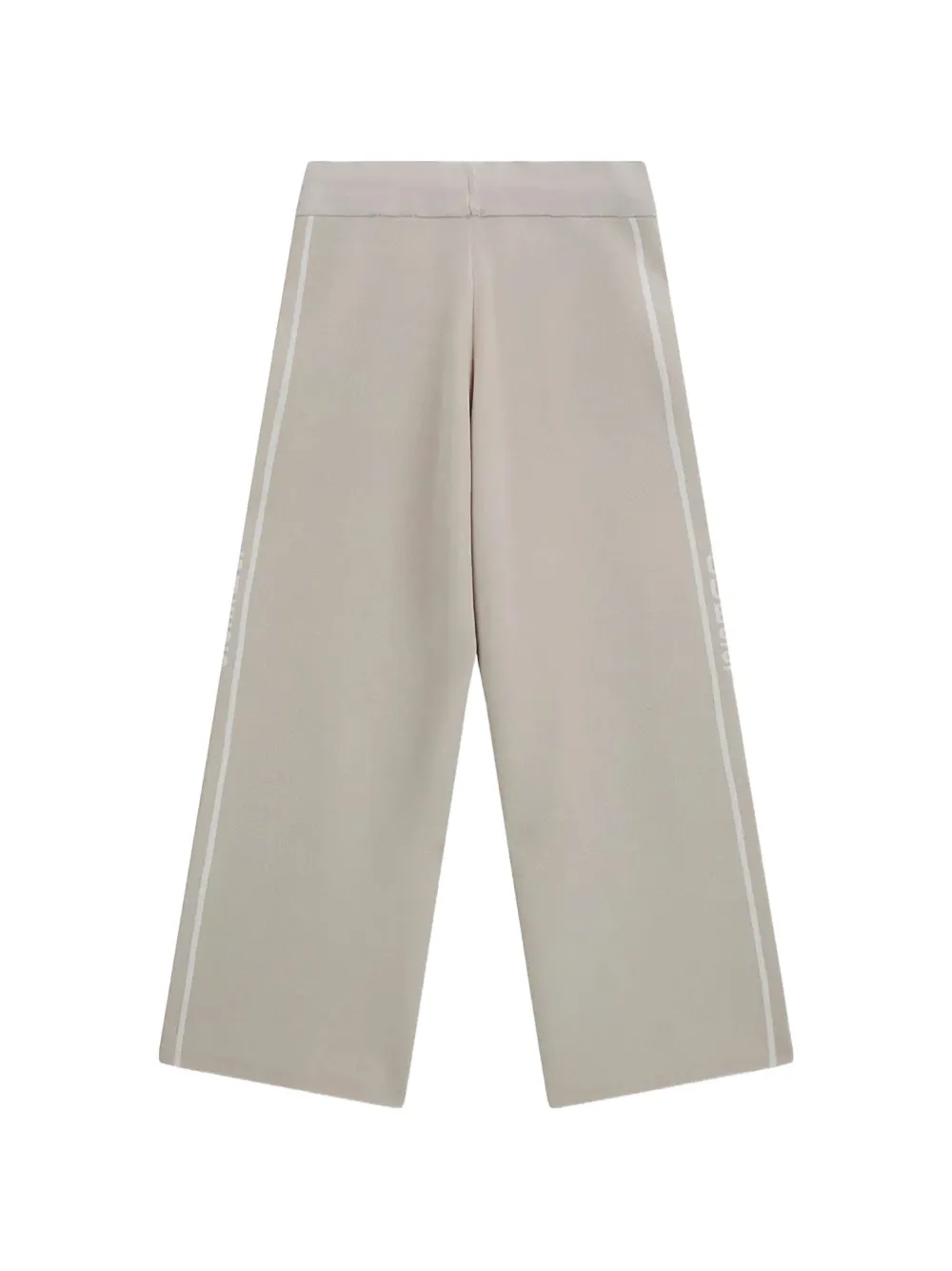 guess kids logo-print wide-leg track pants Beige