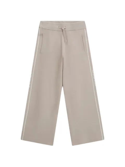 guess kids logo-print wide-leg track pants