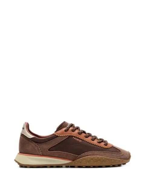 Hoff Bridge MKII panelled suede-trimmed sneakers