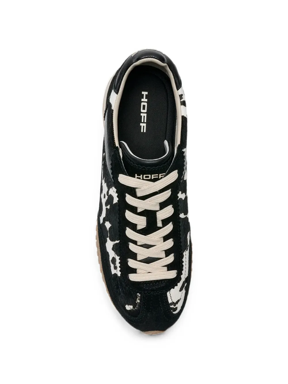 Hoff Bridge MKII animal-print paneled sneakers Zwart