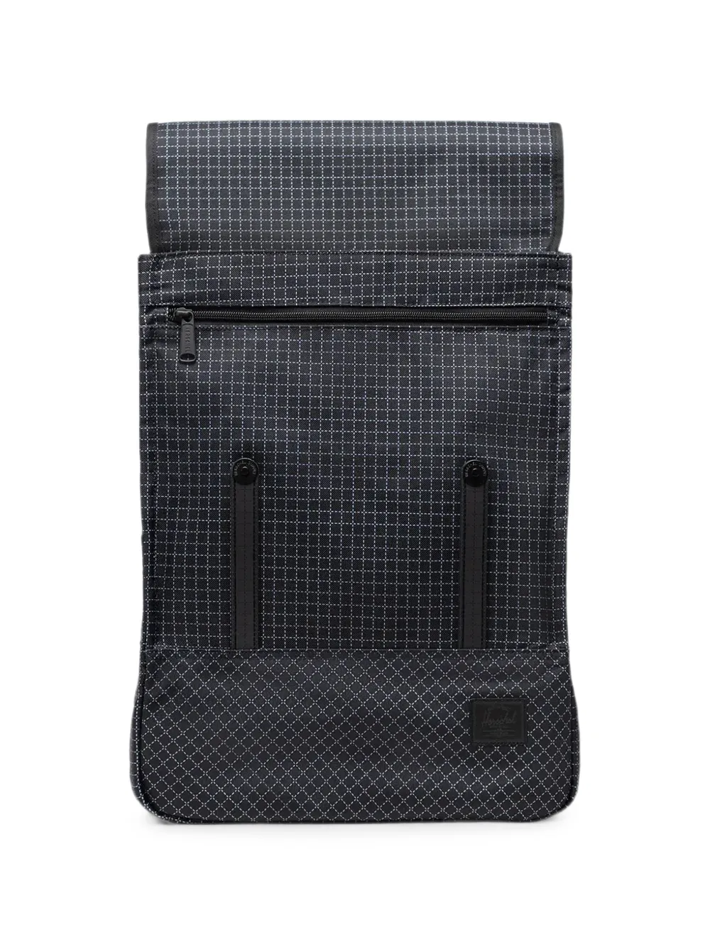 Herschel Supply Co. Survey 20 L rugzak met raster-patroon en gespband Zwart