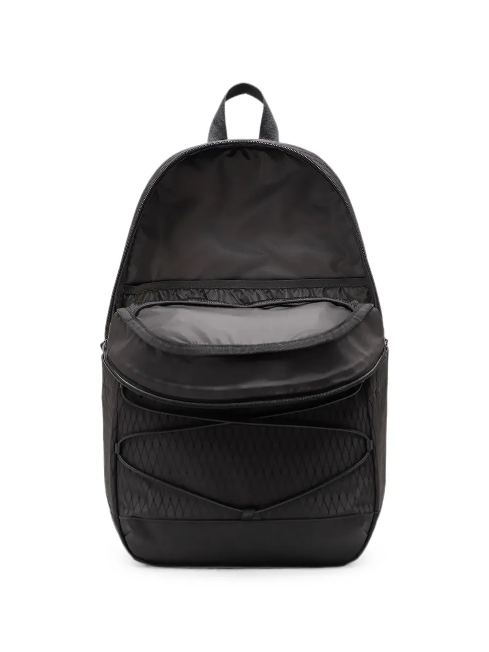 Herschel Supply Co. Kingston 30 L gewatteerde rugzak met ruit-patroon en bungee-koord Zwart