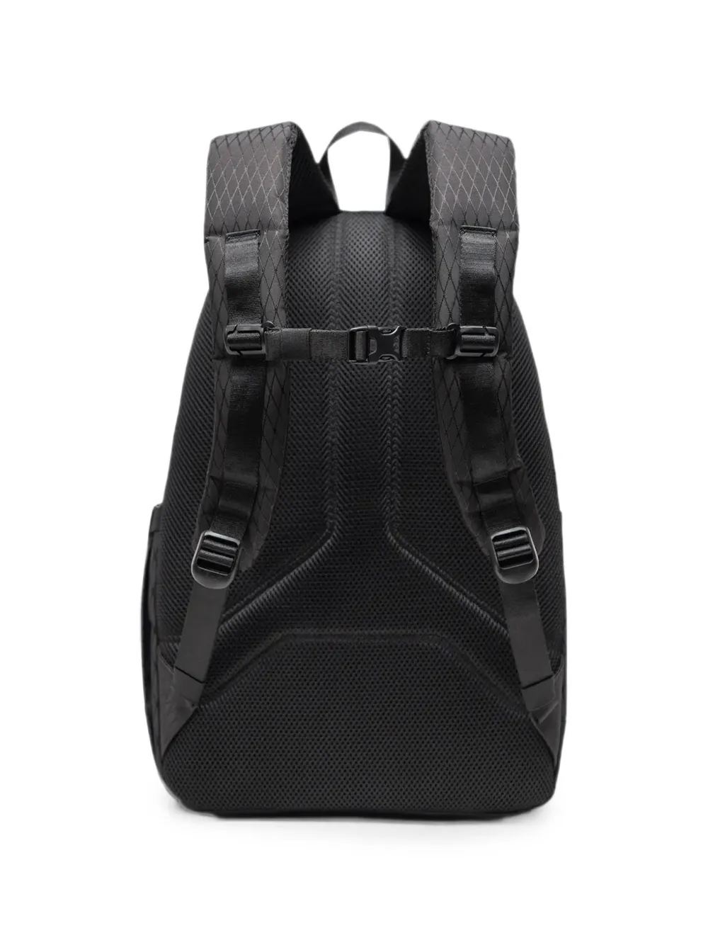 Herschel Supply Co. Kingston 30 L gewatteerde rugzak met ruit-patroon en bungee-koord Zwart