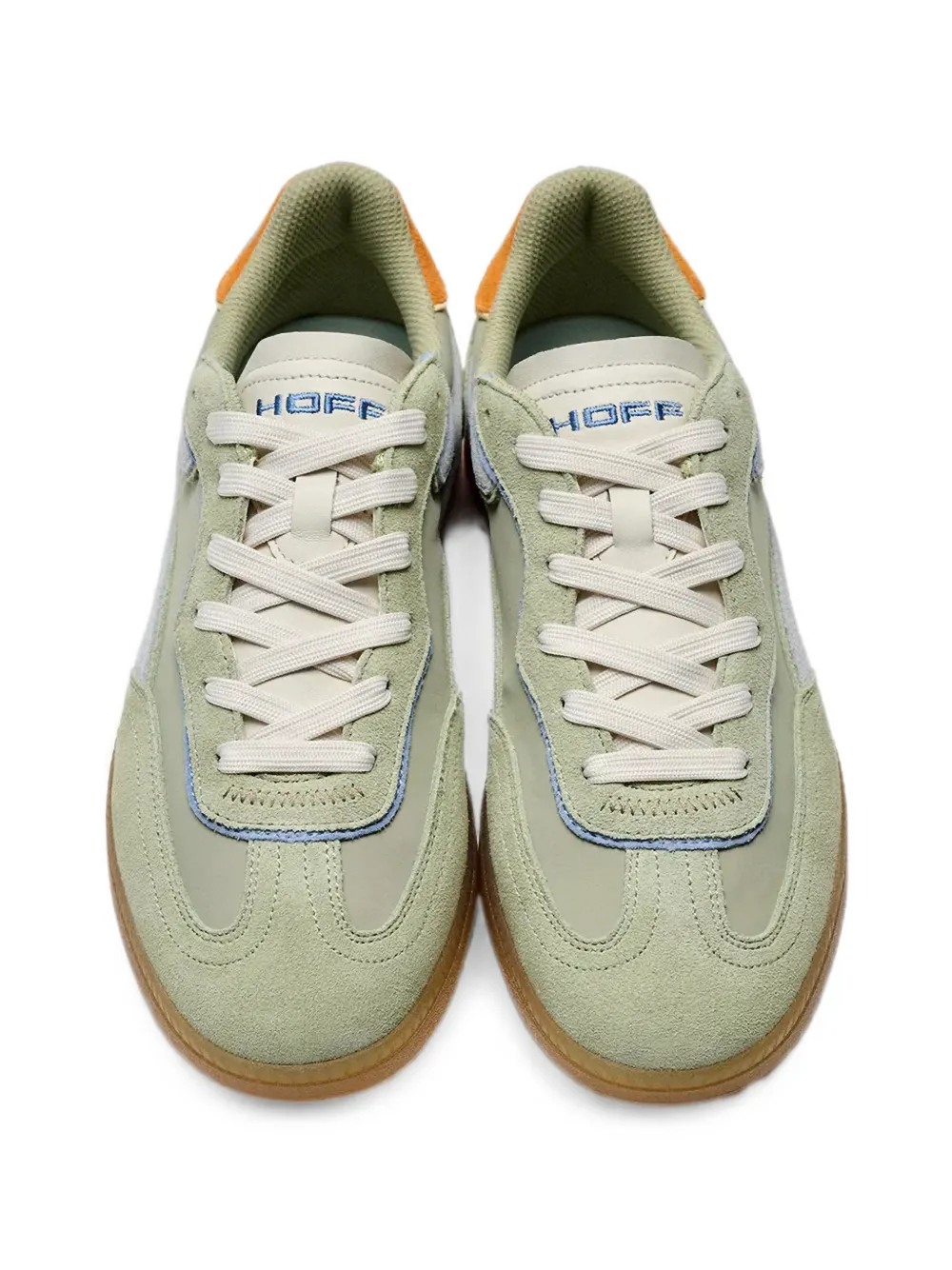 Hoff Park suede-panelled sneakers Groen