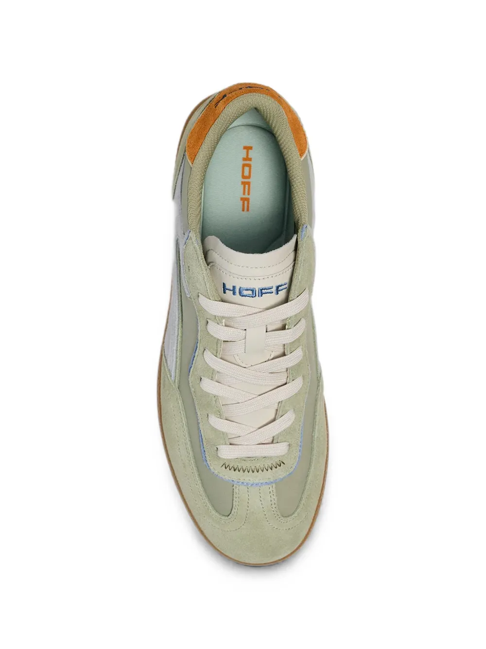 Hoff Park suede-panelled sneakers Groen