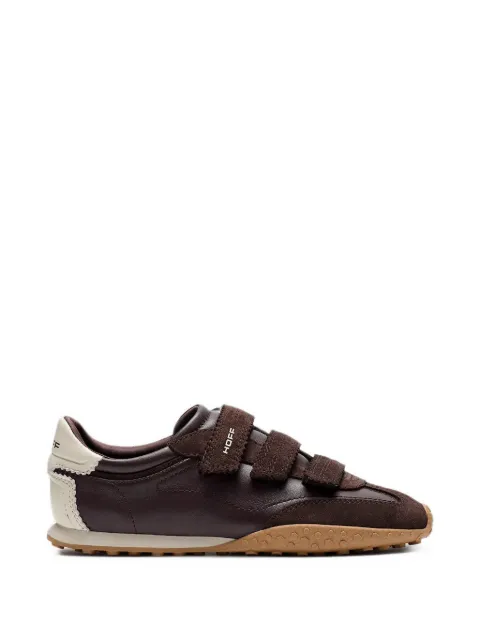 Hoff touch-strap leather sneakers