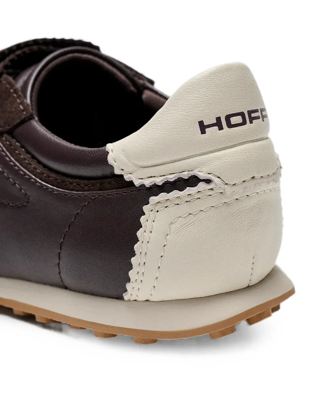 Hoff touch-strap leather sneakers Bruin