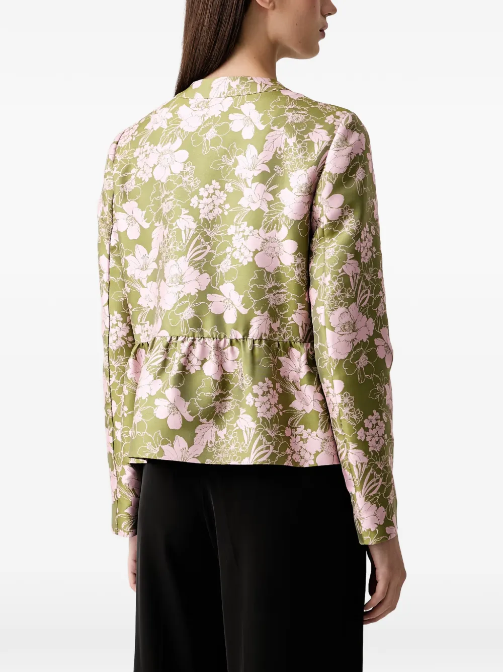 Joop! Top met bloemenprint Groen