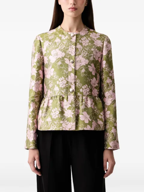 Joop! floral-print peplum top