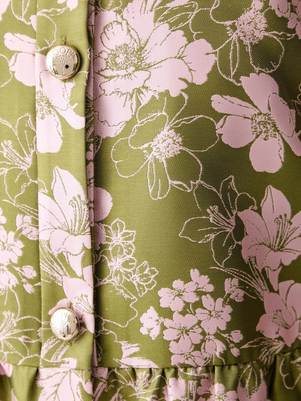 Joop! Top met bloemenprint Groen