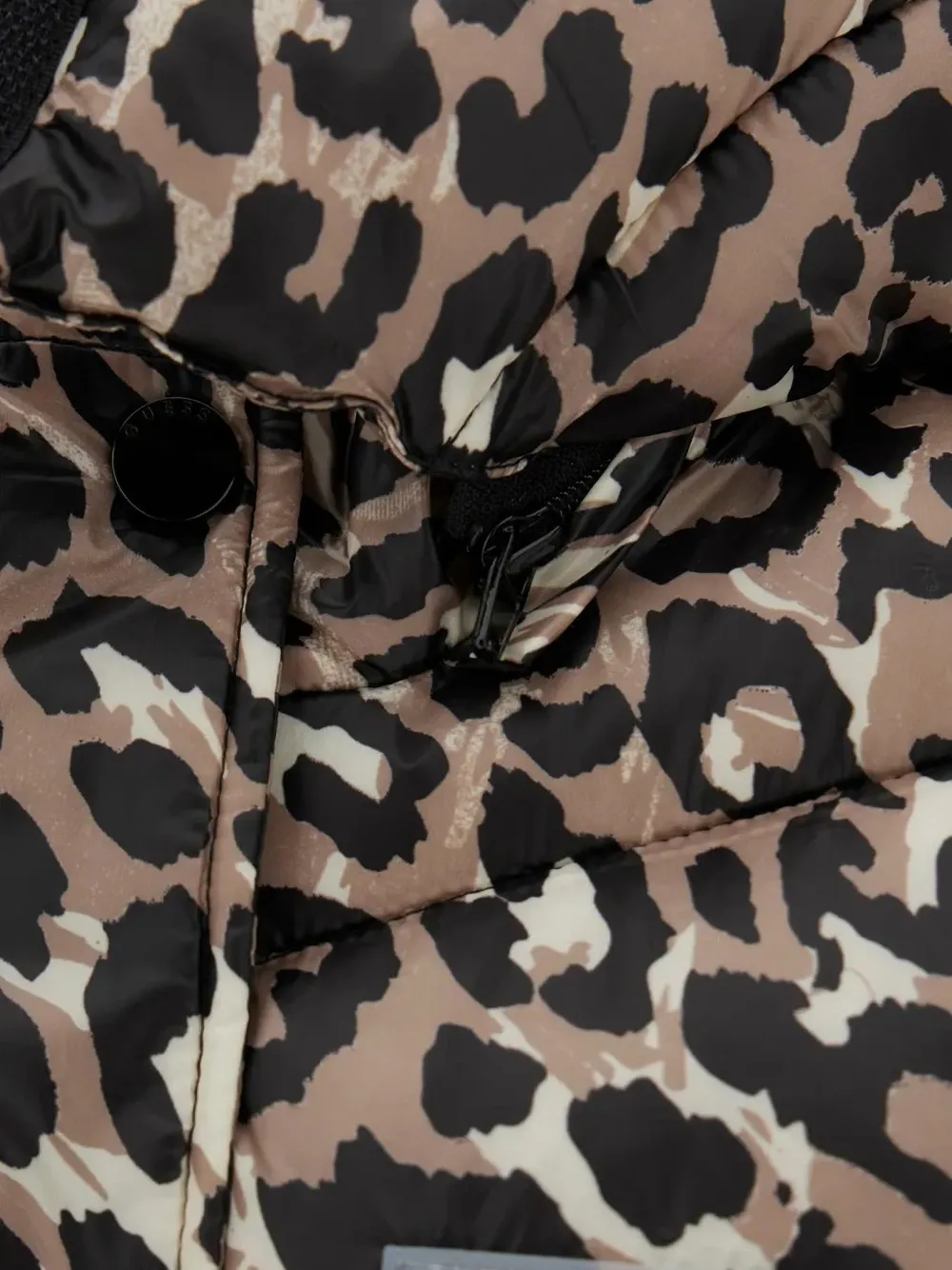 guess kids Donsjack met luipaard-print Bruin