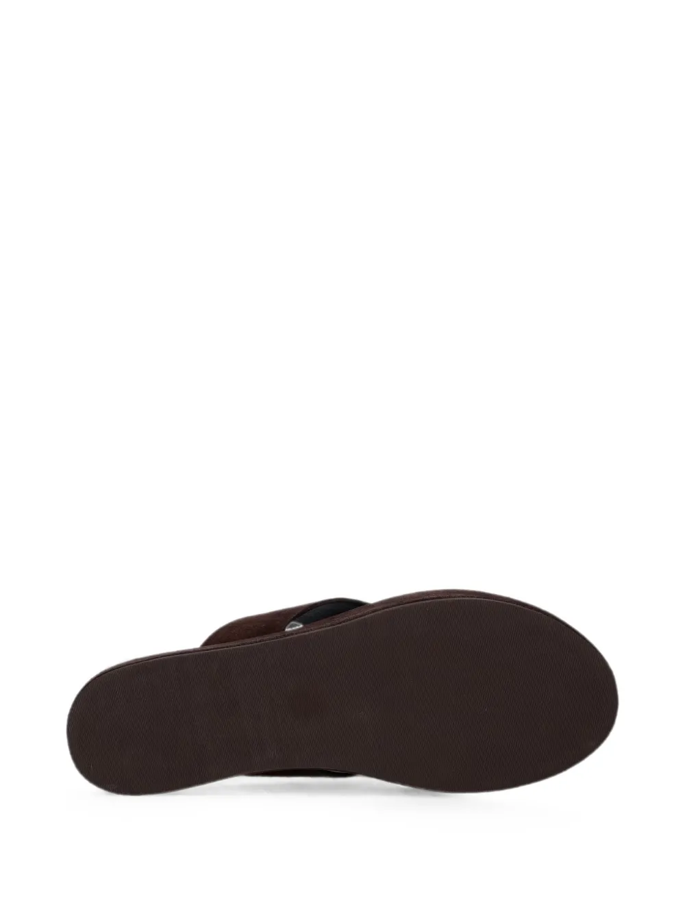JONAK PARIS Wiwi suède sandalen met plateauzool Bruin