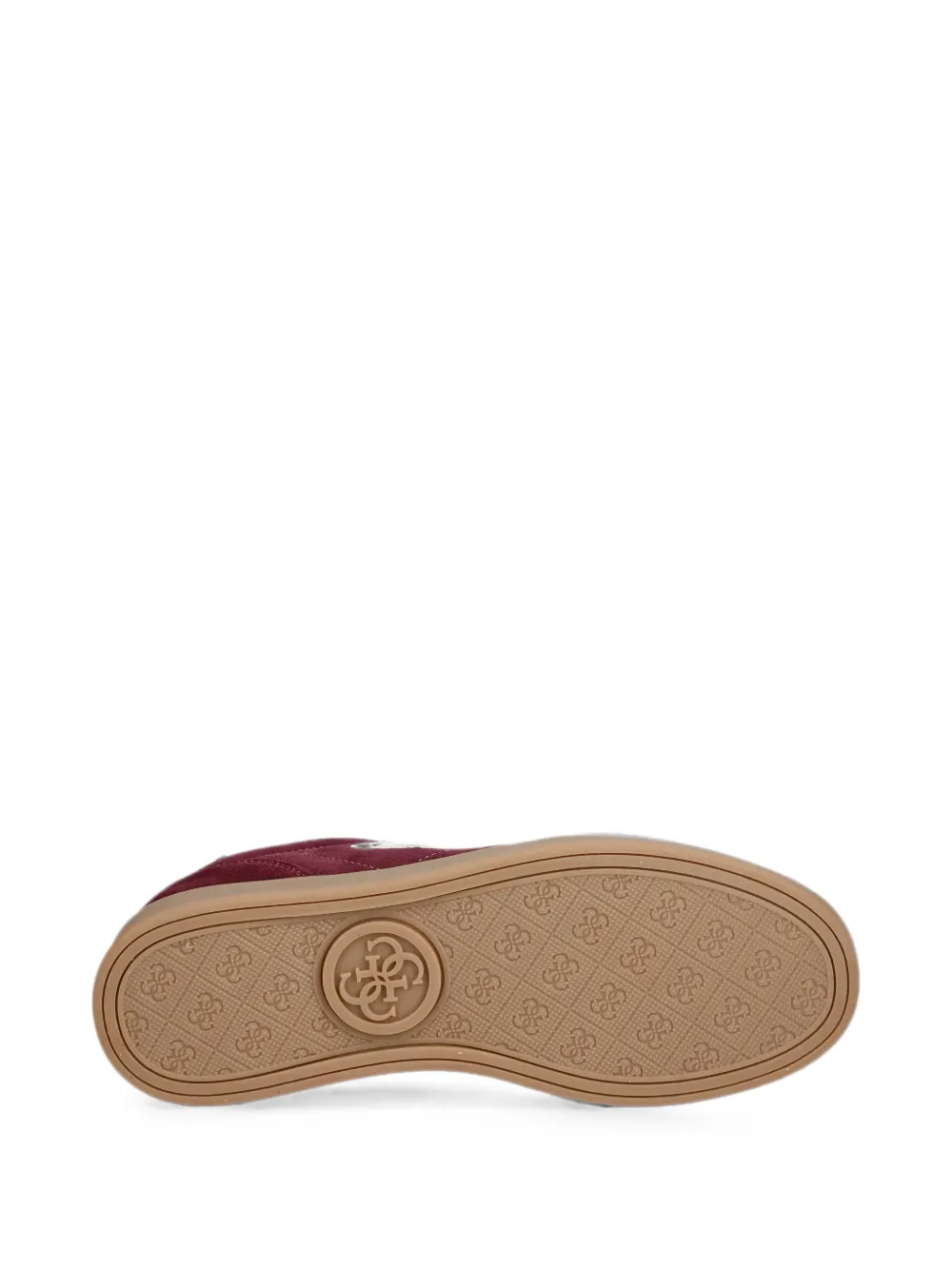 GUESS USA logo-embroidered panelled sneakers Roze