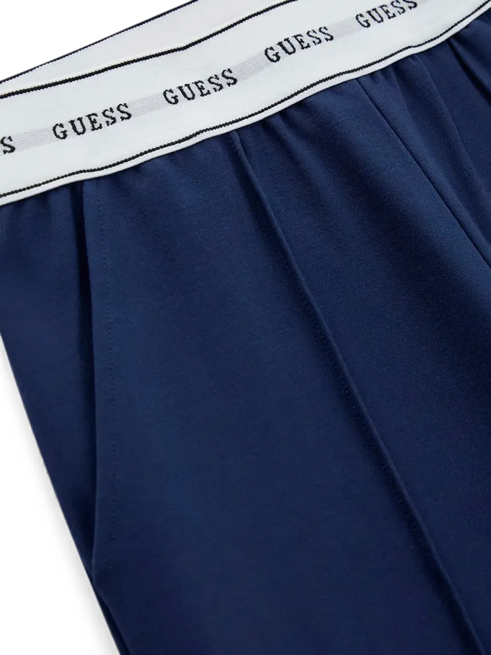 guess kids Broek met logoband Blauw
