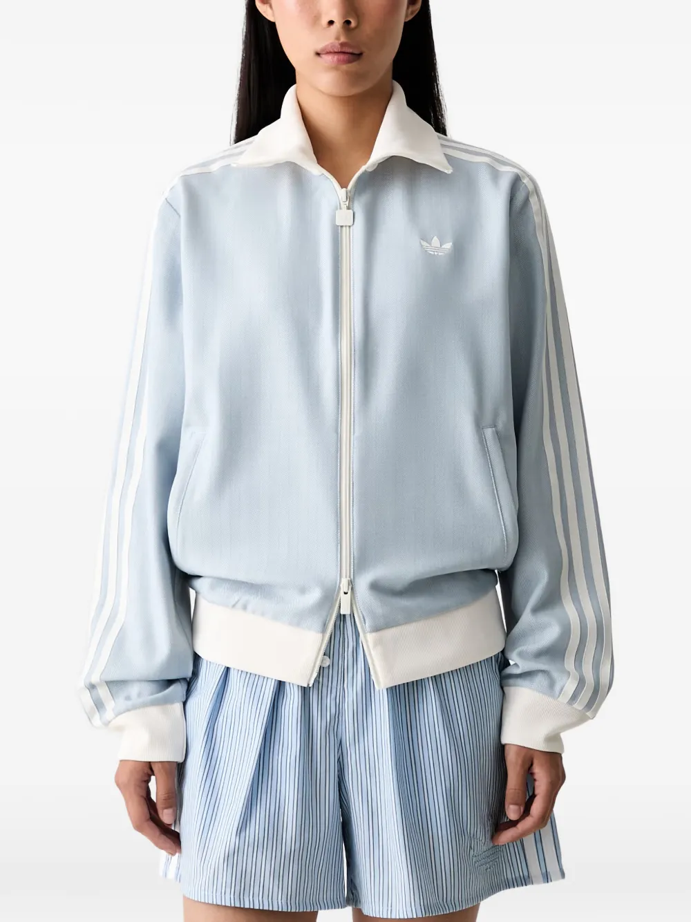 adidas Tweed OG zip-up track jacket Blauw