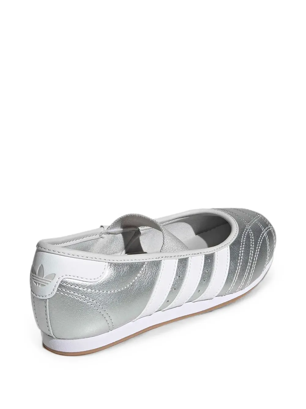 adidas Kids x Taekwondo MJ quilted-effect 3-Stripe sneakers Zilver