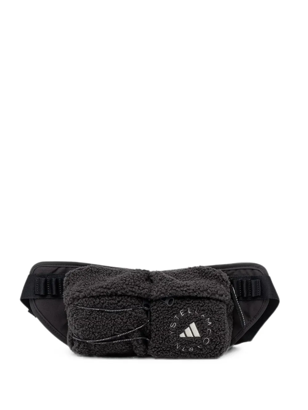 adidas by Stella McCartney Gürteltasche mit Fleece-Struktur - Grau