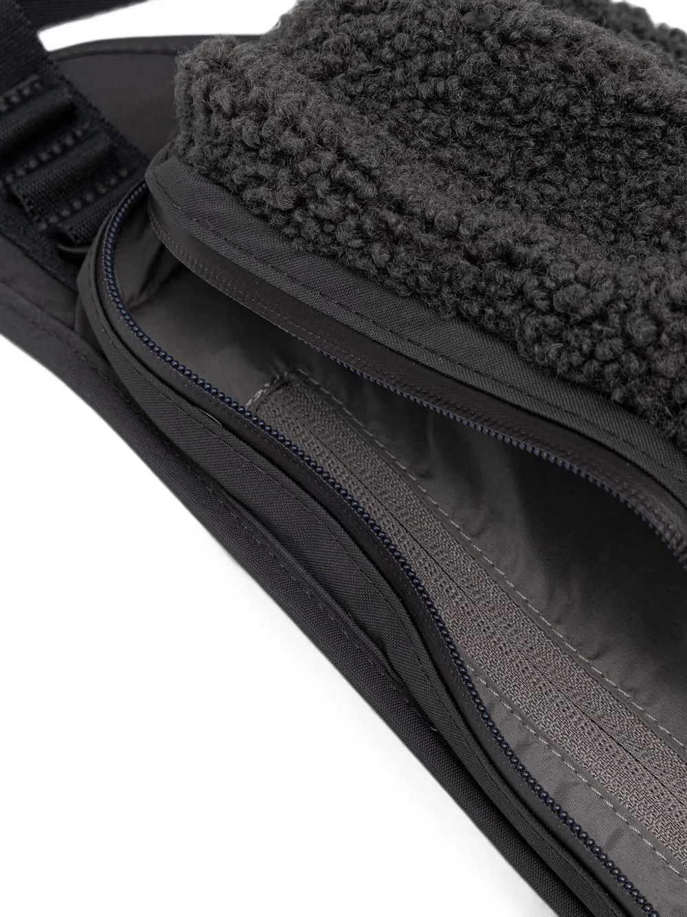 adidas by Stella McCartney Heuptas met fleece-textuur en logo-print Grijs