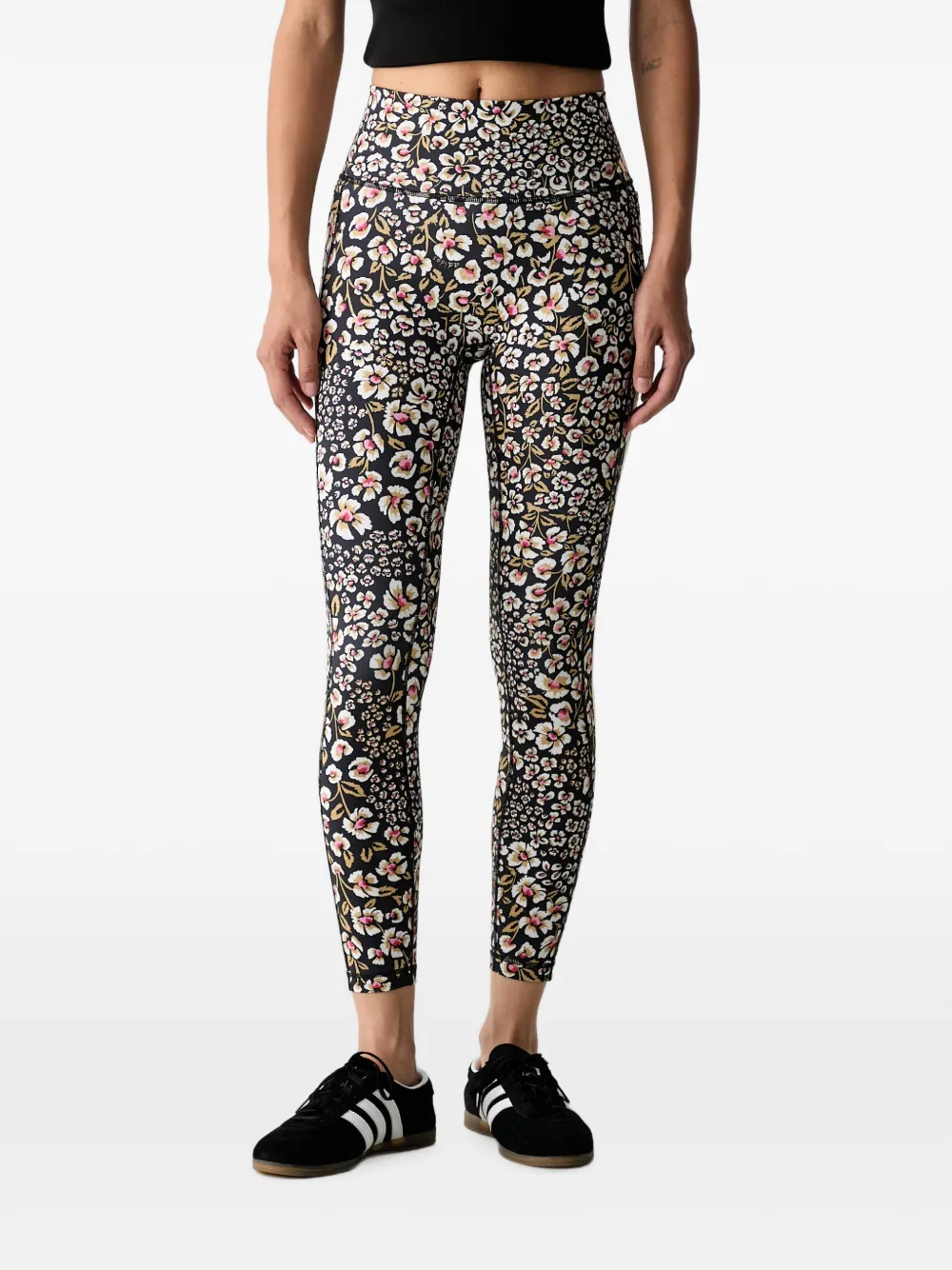 adidas x Farm Rio Optime floral-print leggings - Nero