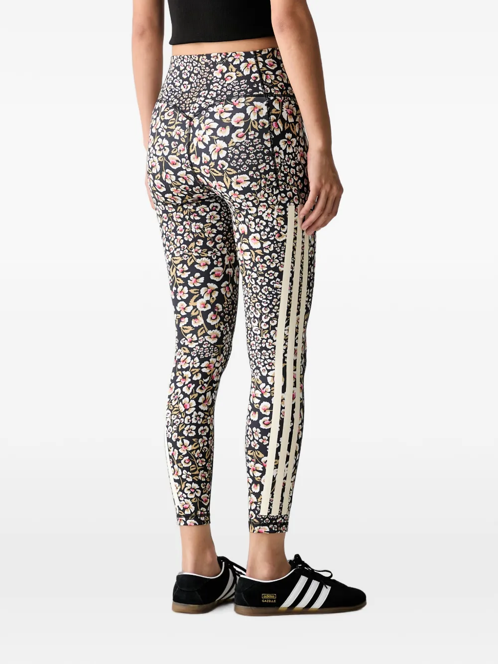 adidas x Farm Rio Optime floral-print leggings Zwart