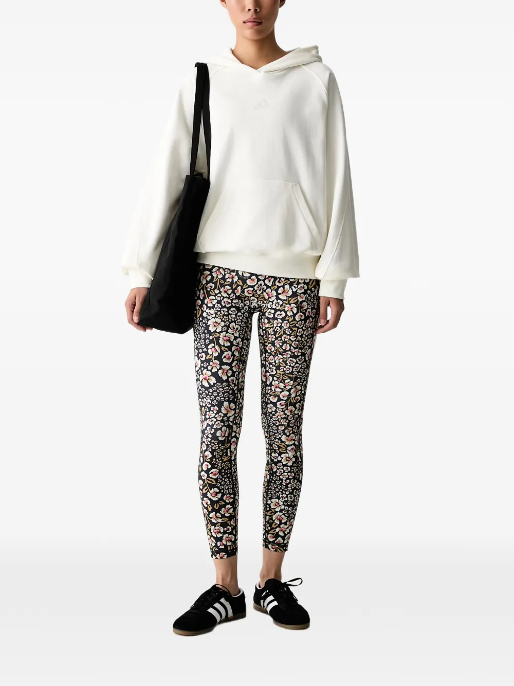 adidas x Farm Rio Optime floral-print leggings Zwart