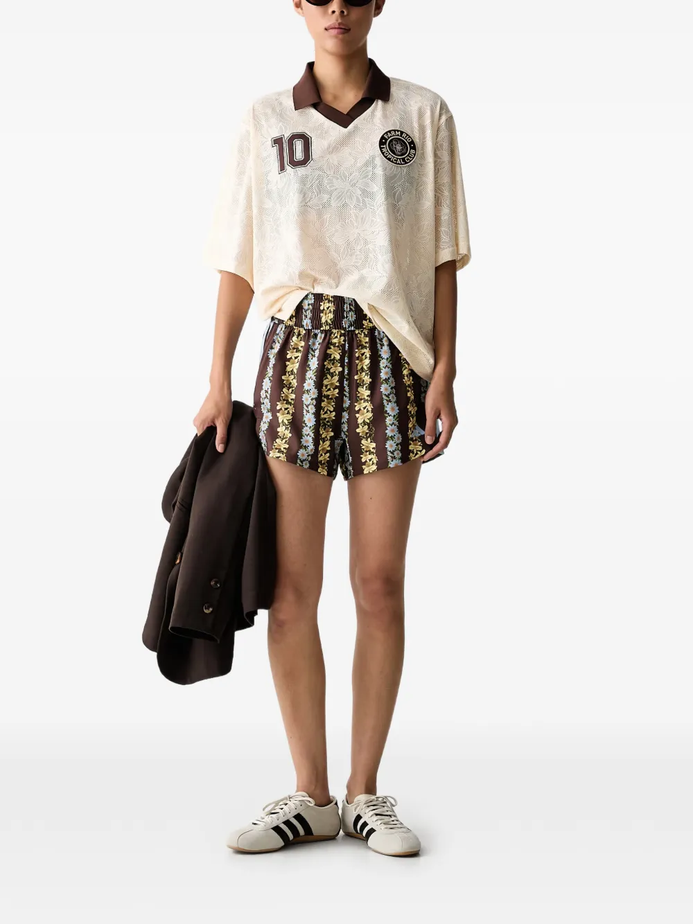 adidas x Farm Rio premium jersey Beige