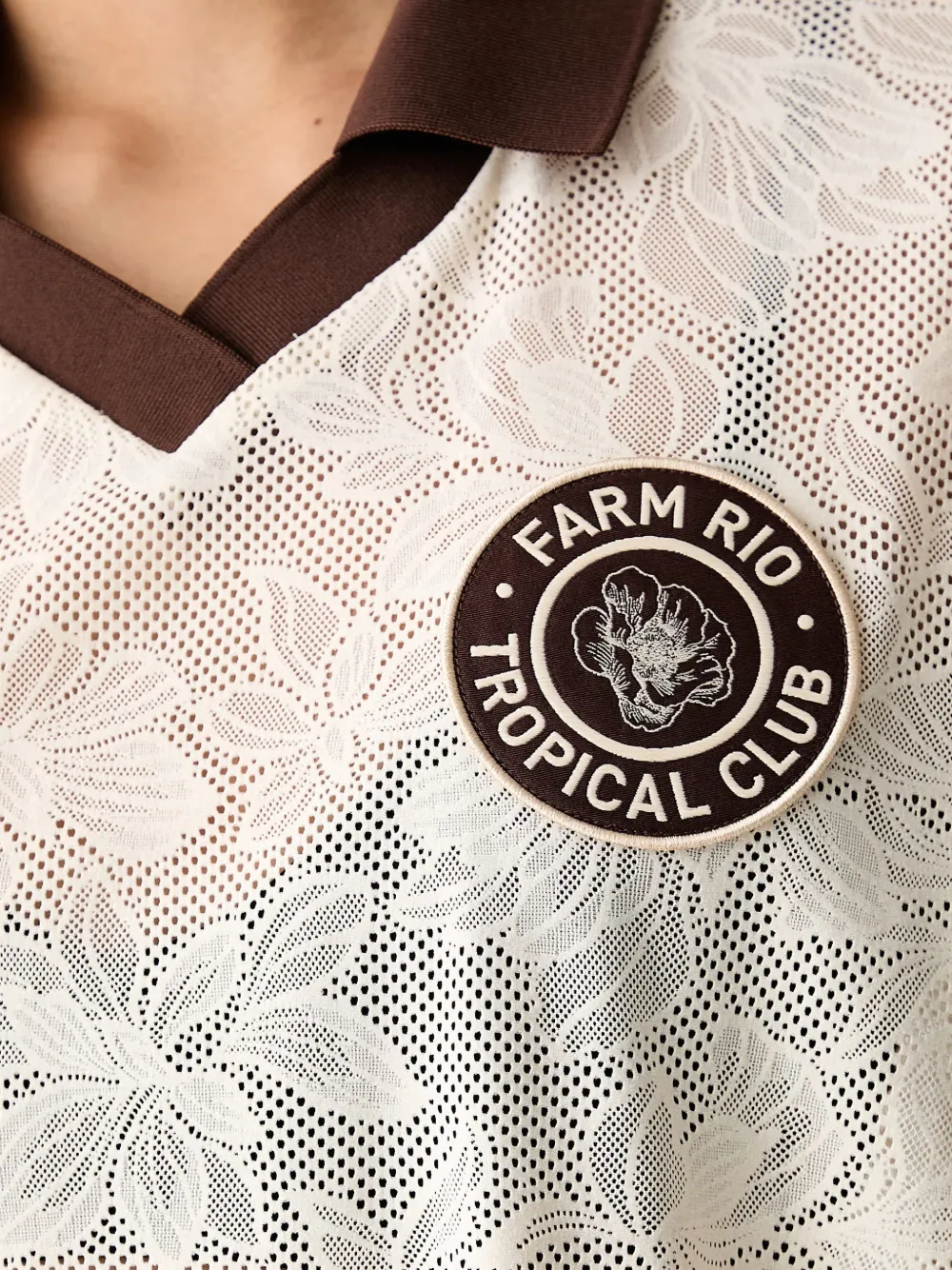 adidas x Farm Rio premium jersey Beige