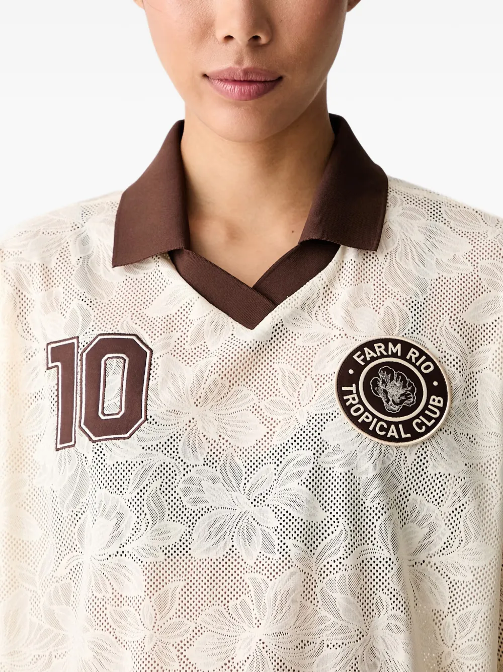 adidas x Farm Rio premium jersey Beige