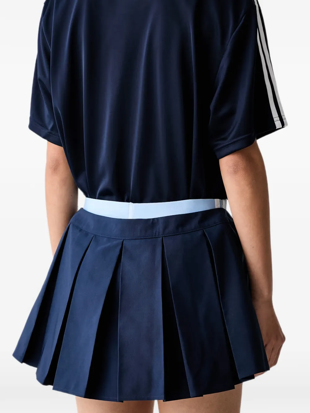 adidas mini pleated skirt Blauw